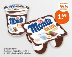 tegut Zott monte maxi Angebot