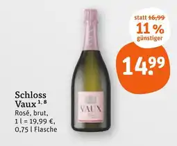 tegut Schloss vaux rosé, brut Angebot