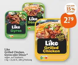 tegut Like grilled chicken Angebot