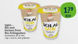 tegut Tegut... bio-schlagsahne Angebot