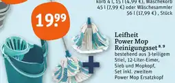 tegut Leifheit power mop reinigungsset Angebot