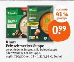 tegut Knorr feinschmecker zwiebelsuppe Angebot