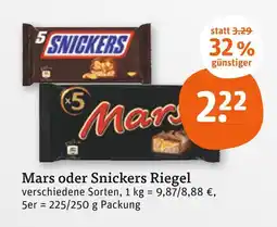 tegut Mars mars riegel Angebot