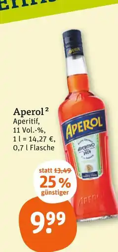 tegut Aperol Angebot