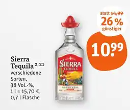 tegut Sierra tequila Angebot