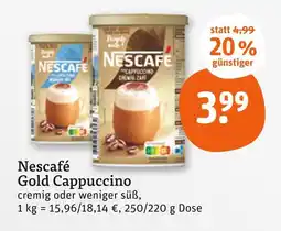 tegut Nescafé gold cappuccino cremig Angebot