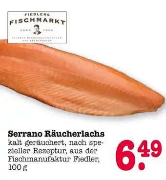 E-Center Fiedlers fischmarkt serrano räucherlachs Angebot