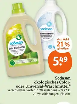 tegut Sodasan ökologisches color-waschmittel Angebot