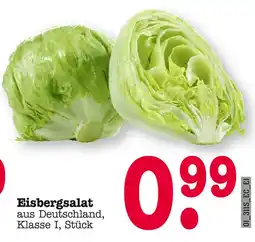 E-Center Eisbergsalat Angebot