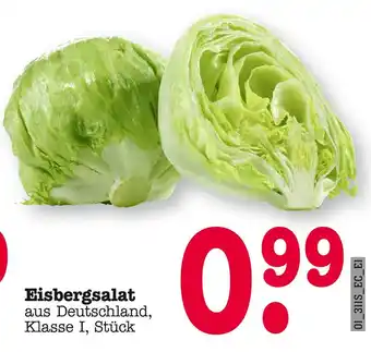 E-Center Eisbergsalat Angebot