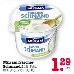 E-Center Milram frischer schmand Angebot