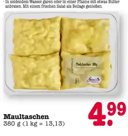 E-Center Maultaschen Angebot