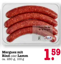 E-Center Scheck-in merguez mit rind Angebot