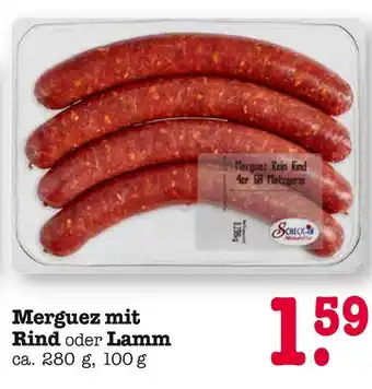E-Center Scheck-in merguez mit rind Angebot