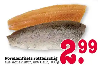 E-Center Forellenfilets rotfleischig Angebot