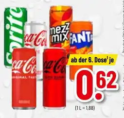 trinkgut Coca-cola, zero, mezzo mix oder fanta orange Angebot