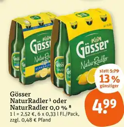 tegut Gösser naturradler Angebot