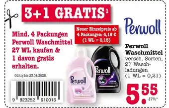 E-Center Perwoll waschmittel Angebot