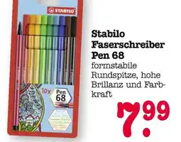 E-Center Stabilo faserschreiber pen 68 Angebot