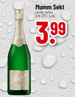 trinkgut Mumm mumm sekt Angebot