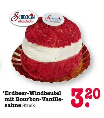 E-Center Check-in manufaktur erdbeer-windbeutel mit bourbon-vanille-sahne Angebot