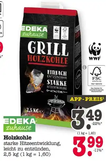 E-Center Edeka zuhause grill holzkohle Angebot