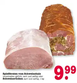 E-Center Spießbraten vom schweinehals Angebot