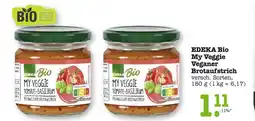 E-Center Edeka bio my veggie veganer brotaufstrich Angebot