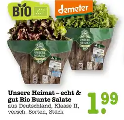 E-Center Unsere heimat bio bunte salate Angebot
