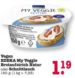 E-Center Edeka my veggie brotaufstrich natur Angebot