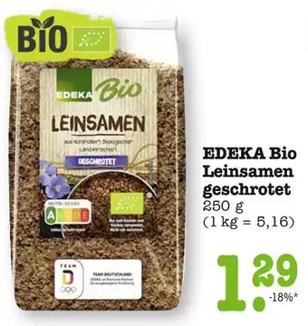 E-Center Edeka bio leinsamen geschrotet Angebot