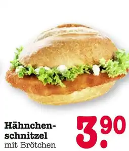E-Center Hähnchenschnitzel mit brötchen Angebot