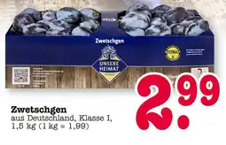 E-Center Unsere heimat zwetschgen Angebot