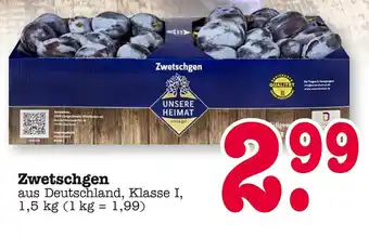E-Center Unsere heimat zwetschgen Angebot