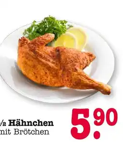 E-Center 1/2 hähnchen Angebot