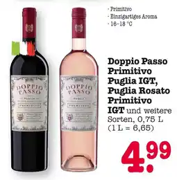 E-Center Doppio passo primitivo puglia igt Angebot