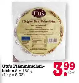 E-Center Utt's flammkuchenböden Angebot