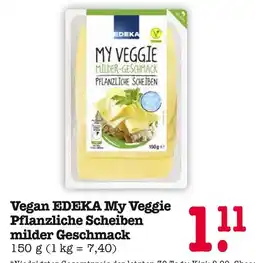 E-Center Edeka my veggie pflanzliche scheiben milder geschmack Angebot