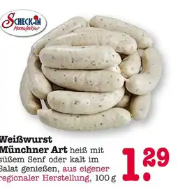 E-Center Scheck-in manufaktur weißwurst münchner art Angebot