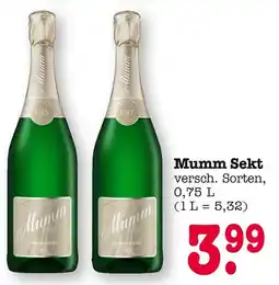 E-Center Mumm sekt Angebot