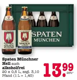 E-Center Spaten spaten münchner hell Angebot