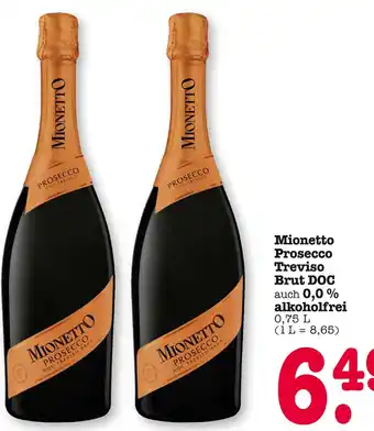 E-Center Mionetto prosecco treviso brut doc Angebot
