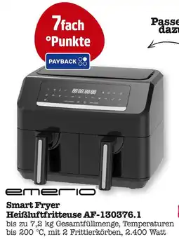 E-Center Emerio smart fryer heißluftfritteuse af-130376.1 Angebot