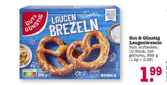 E-Center Gut & günstig laugenbrezeln Angebot
