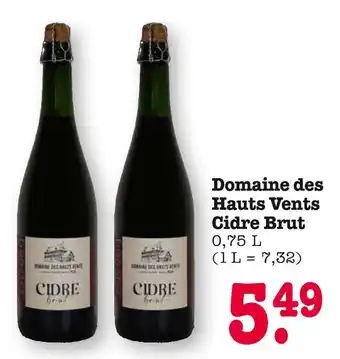 E-Center Domaine des hauts vents cidre brut Angebot