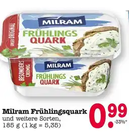 E-Center Milram frühlingsquark Angebot