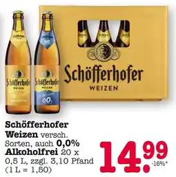 E-Center Schöfferhofer schöfferhofer weizen Angebot