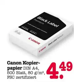 E-Center Canon kopierpapier Angebot