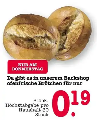 E-Center Ofenfrische brötchen Angebot
