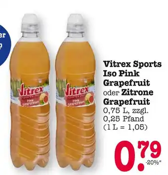 E-Center Vitrex sports iso pink grapefruit Angebot